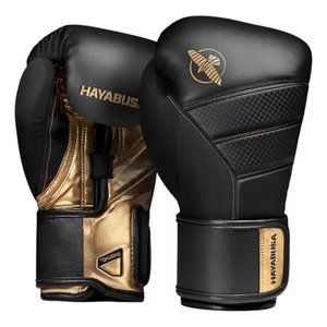 Hayabusa T3 Boxing Gloves Black & Gold 12 oz